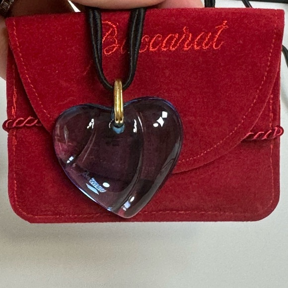 Baccarat heart Pendant necklace - Picture 1 of 7